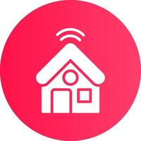 Smart Home Creative Icon Design vector