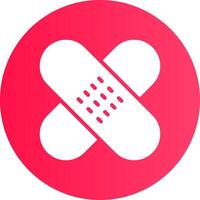 Band Aid Creative Icon Design vector