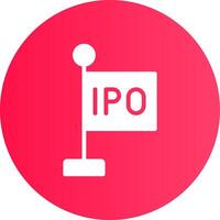 ipo creativo icono diseño vector