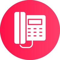 Telephone Creative Icon Design vector