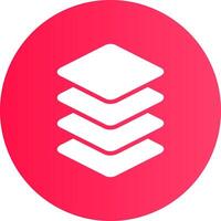 Layers Creative Icon Design vector