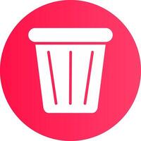 Trash Creative Icon Design vector