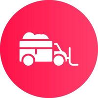 Snowplow Creative Icon Design vector