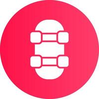 Skateboard Creative Icon Design vector
