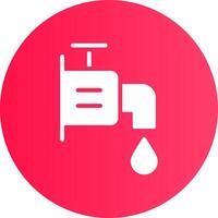 Faucet Creative Icon Design vector