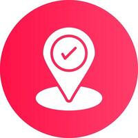 Correct Creative Icon Design vector