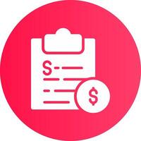 Budget Creative Icon Design vector