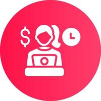 Freelancing Creative Icon Design vector