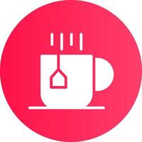 Tea Cup Creative Icon Design vector