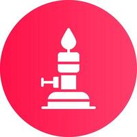 Bunsen Burner Creative Icon Design vector