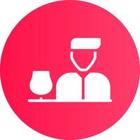 Bartender Creative Icon Design vector