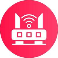 Router Creative Icon Design vector