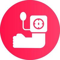 Blood Pressure Creative Icon Design vector