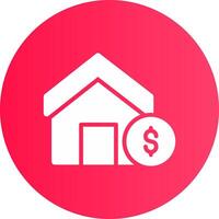 House Sale Creative Icon Design vector