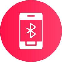 Bluetooth Creative Icon Design vector