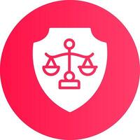 Justice Creative Icon Design vector