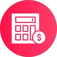 Accountant Creative Icon Design vector