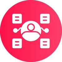 User Predictions Creative Icon Design vector