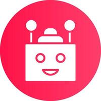 Chatbot Creative Icon Design vector