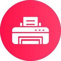 Printer Creative Icon Design vector