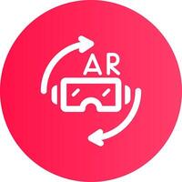 Vr Glasses Creative Icon Design vector