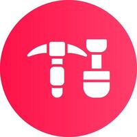 Material Mining Creative Icon Design vector