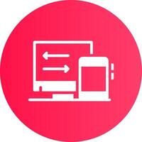 Digital Platform Creative Icon Design vector