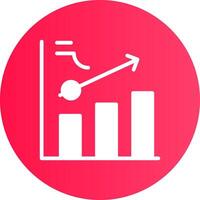Clustered Bar Creative Icon Design vector