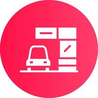 Drive Thru Creative Icon Design vector