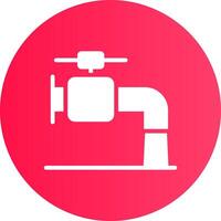 Faucet Creative Icon Design vector