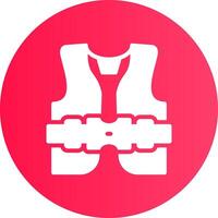 Life Jacket Creative Icon Design vector