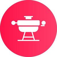 Grill Creative Icon Design vector