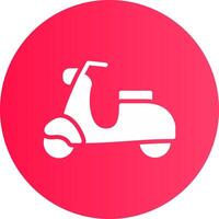 diseño de icono creativo de scooter vector