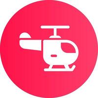 Helicopter Creative Icon Design vector