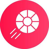 Frisbee Creative Icon Design vector