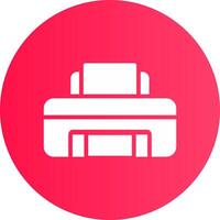 Printer Creative Icon Design vector