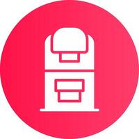 Mammogram Creative Icon Design vector