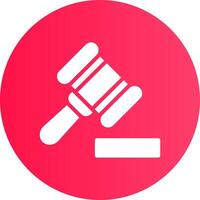 Gavel Creative Icon Design vector