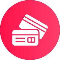 Credit Card Creative Icon Design vector