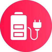 Charging Creative Icon Design vector