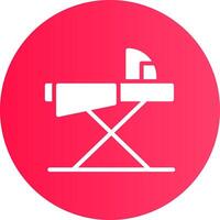 Ironing Creative Icon Design vector