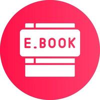 Ebooks Creative Icon Design vector