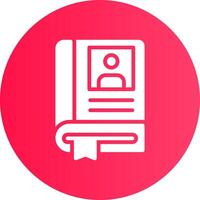 Closed Book Creative Icon Design vector