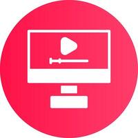 Video Creative Icon Design vector