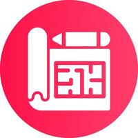 Blueprint Creative Icon Design vector