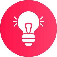 Light Bulb Creative Icon Design vector