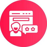 Review Creative Icon Design vector