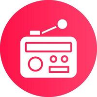 Radio Creative Icon Design vector