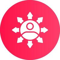 Influence Creative Icon Design vector