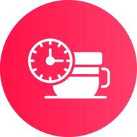 diseño de icono creativo de la hora del té vector